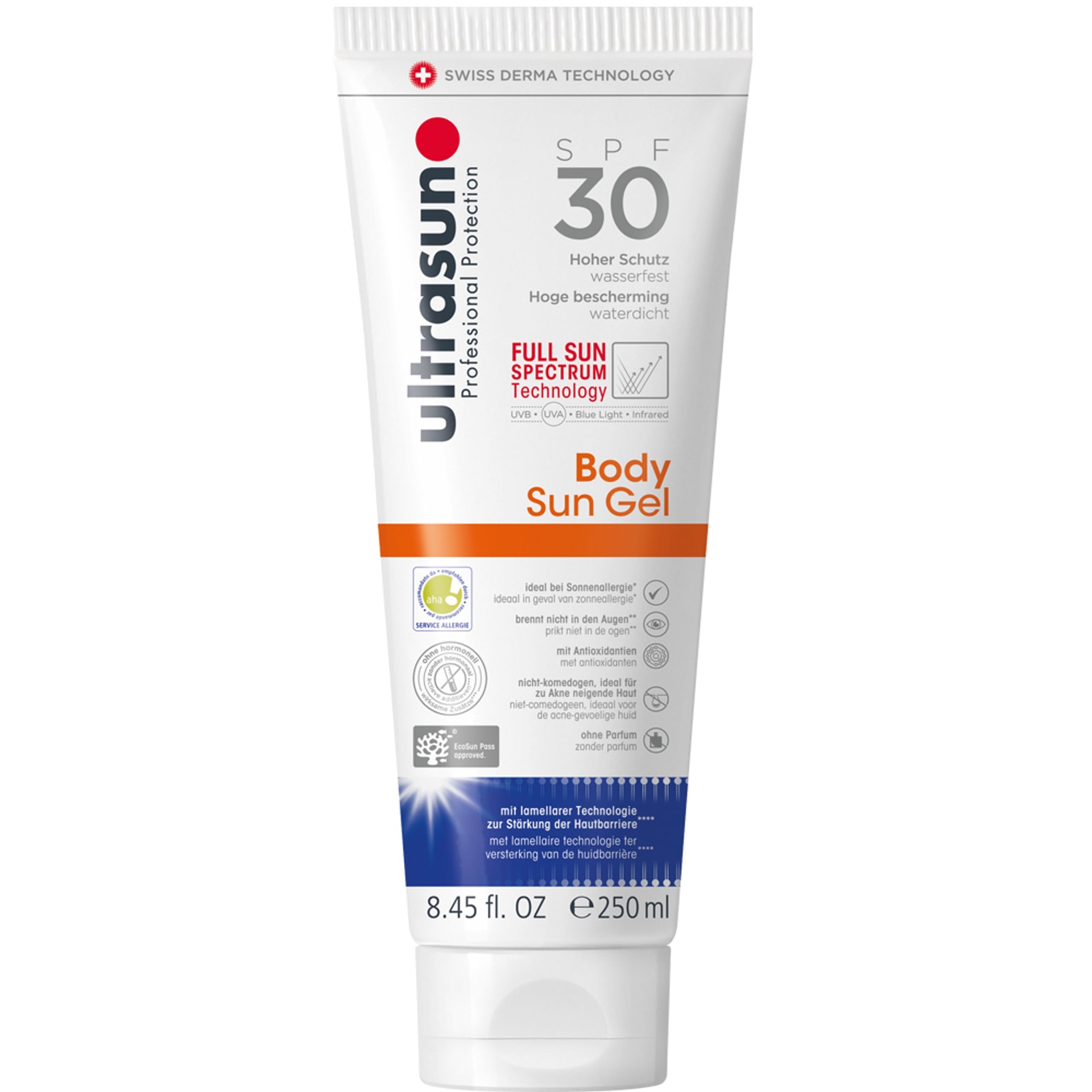 U21311 Body Sun Gel SPF30 250ml 24 1000x1000px